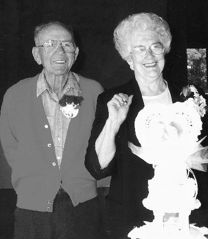 Louie & Polly at their 50th wedding anniversary.